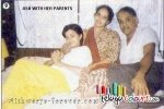 Aishwarya Rai Bachan with Parents